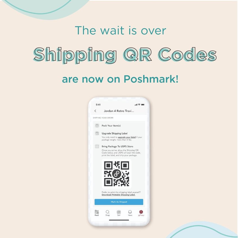 Shipping QR Codes Now on Poshmark! 🎉